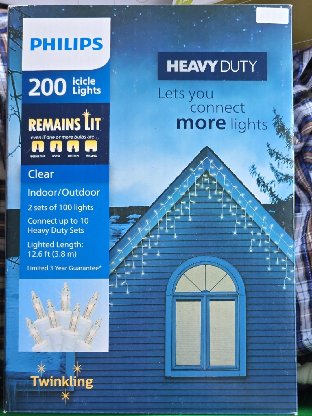 Philips Clear Icicle Lights - White